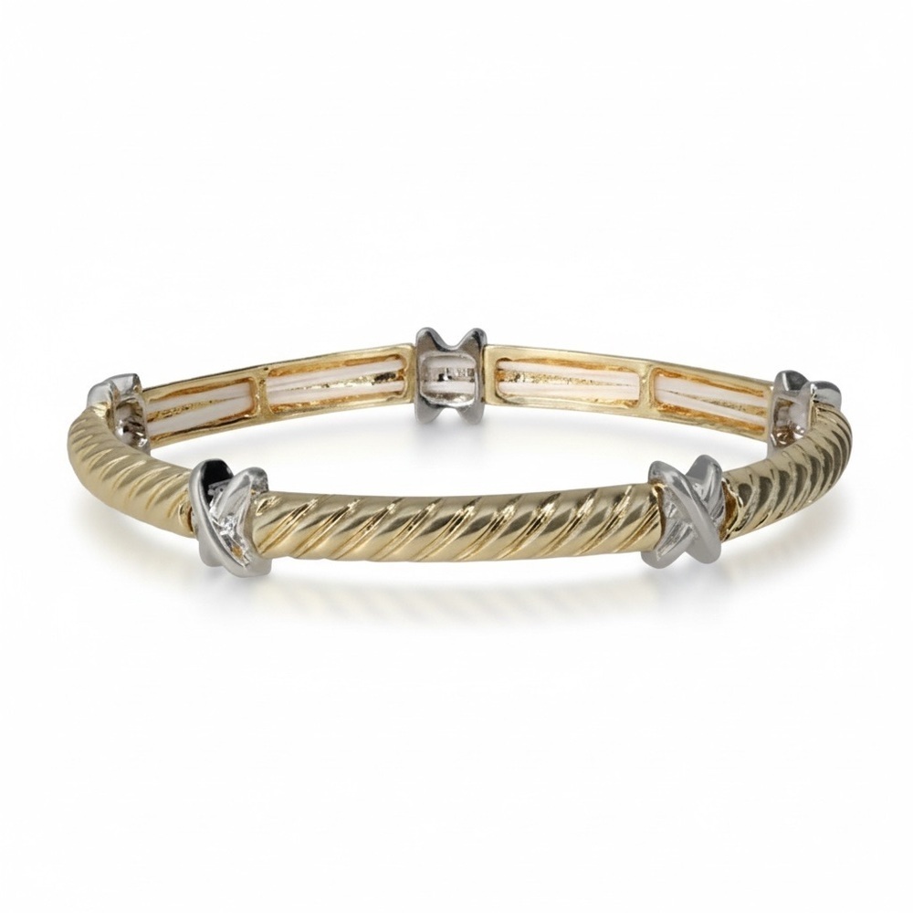 Gold and Silver Bracelet